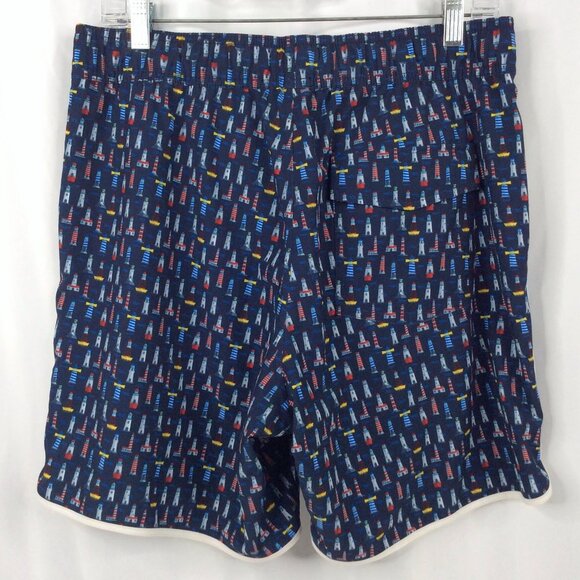 Sperry Swim Trunks Mens Size Medium Unlined Hybrid Pockets Drawstring Shorts - Picture 3 of 5